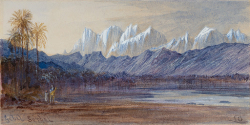 Wadi Feiran with Gebel Serbal, Egypt