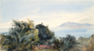Landscape with body of water