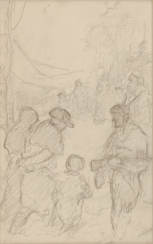 Sketches for The Boy Captive of Old Deerfield