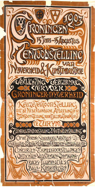Groningen Tentoonstelling van Nijverheid & Kunstindustrie