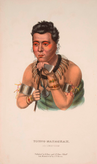 Young Mahaskah, An Ioway Chief
