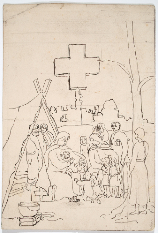 Study for Red Cross Poster