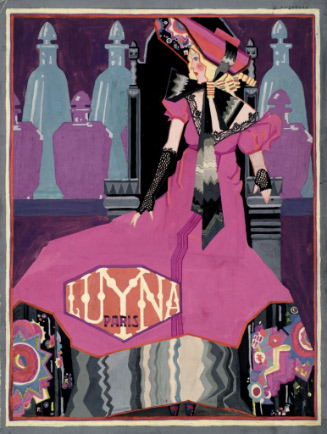 Design for an Advertisement for Parfums Luyna
