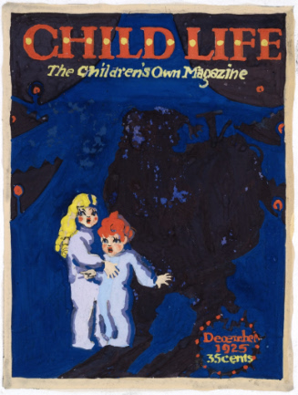 Study for cover of Child Life, December 1925