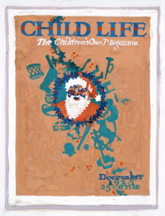 Study for cover of Child Life, December 1925