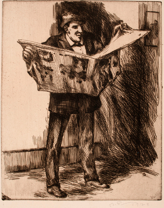 Man with Newspaper