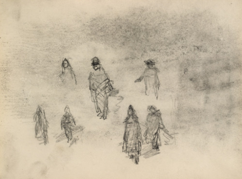 Study of standing figures