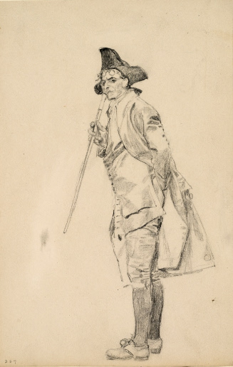 Sketch for The One-Hoss Shay, Frontispiece