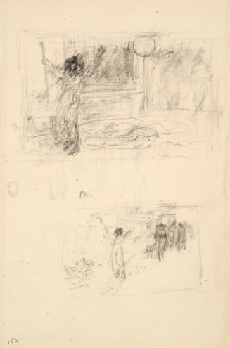 Sketches for The Early Quakers in England and Pennsylvania; "The word of the Lord came to me, saying, 'Cry, woe to the bloody city of Litchfield!', "