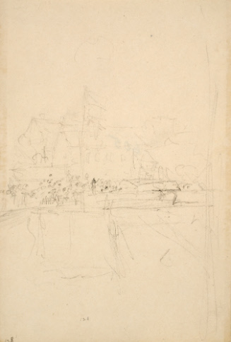 Sketch for The Evolution of New York II; Opening of the Erie Canal