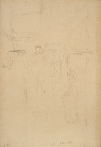 Sketch for By Land and Sea; The Sailor's Wedding