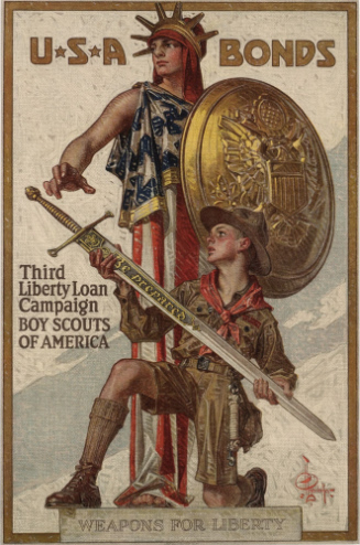 U*S*A Bonds — Third Liberty Loan Campaign — Boy Scouts of America — Weapons for Liberty