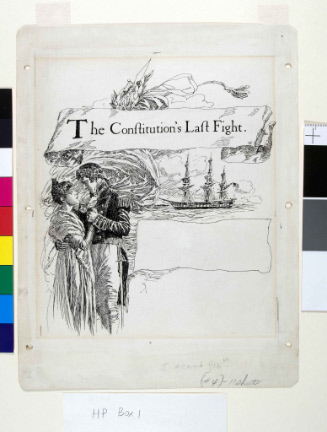 Title with illustration for The Consitution's Last Fight