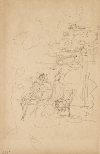 Sketch for Hugh Wynne, Free Quaker; In Aunt Gainor's Garden