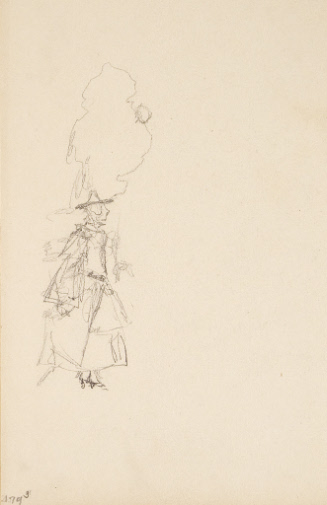 Sketches for headpiece with title for A Maid's Choice