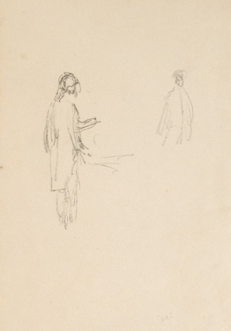 Sketch for The First President of the United States; The Death of Washington