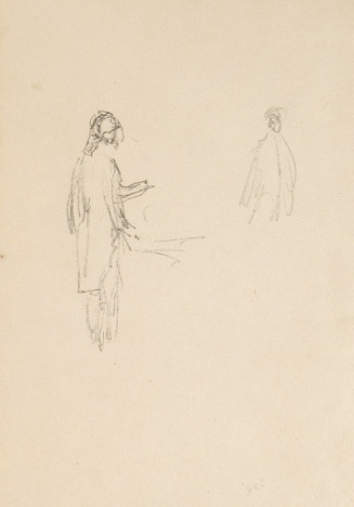 Sketch for The First President of the United States; The Death of Washington
