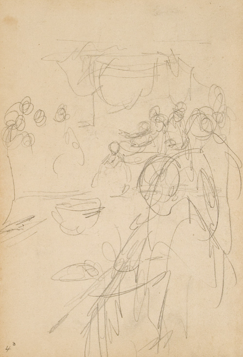 Sketch for Washington and the French Craze of '93;  A Banquet to Genet