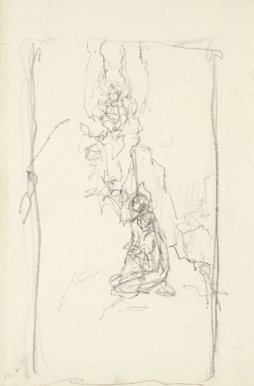 Sketch for frontispiece for The Body to the Soul