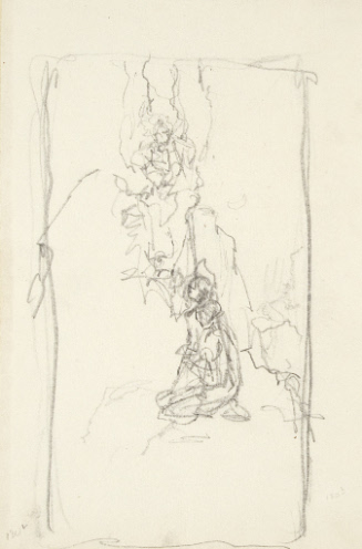 Sketch for frontispiece for The Body to the Soul