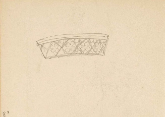 Sketch for Piere Vidal, Troubadour; "Nothing harms me all the day"
