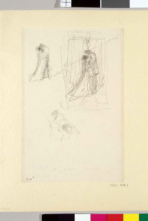 Sketches for The Choices; Rosamund and Sir Gregory