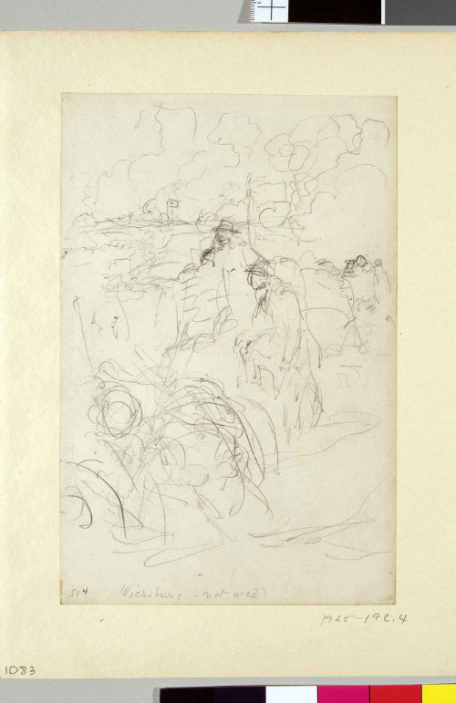 Sketch for A Child at the Siege of Vicksburg; The Shell