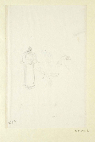 Sketch for The Satraps; The Duke of Gloucester sent for Edward Maudelain