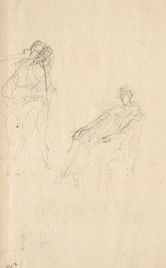 Sketch for Pictures from Thackeray; Becky Sharp and Lord Steyne