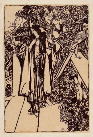 Illustration for The Pilgrimage of Truth; Truth Leaves the Fairies' Wonderland