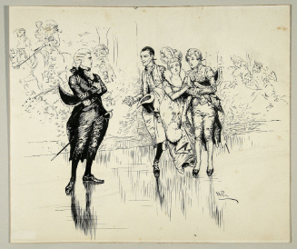 Illustration for The Strange Adventures of Carl Spich; He stopped when he had come close to Carl