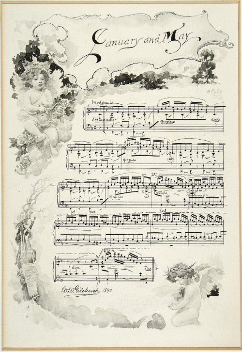 January and May / illustrated sheet music