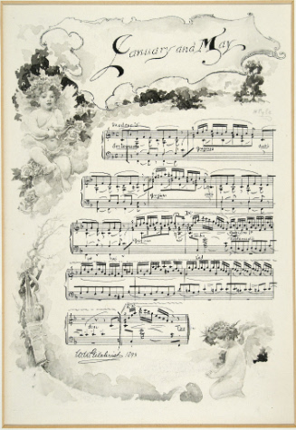 January and May / illustrated sheet music