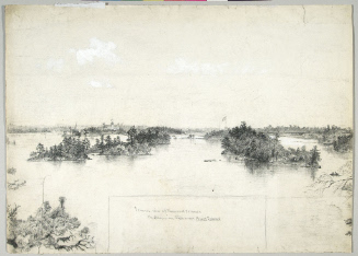 General View of the Thousand Islands-The American Side from Bluff Island